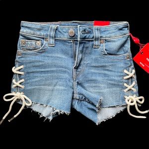 True Religion “Colette” High Waisted Shorts